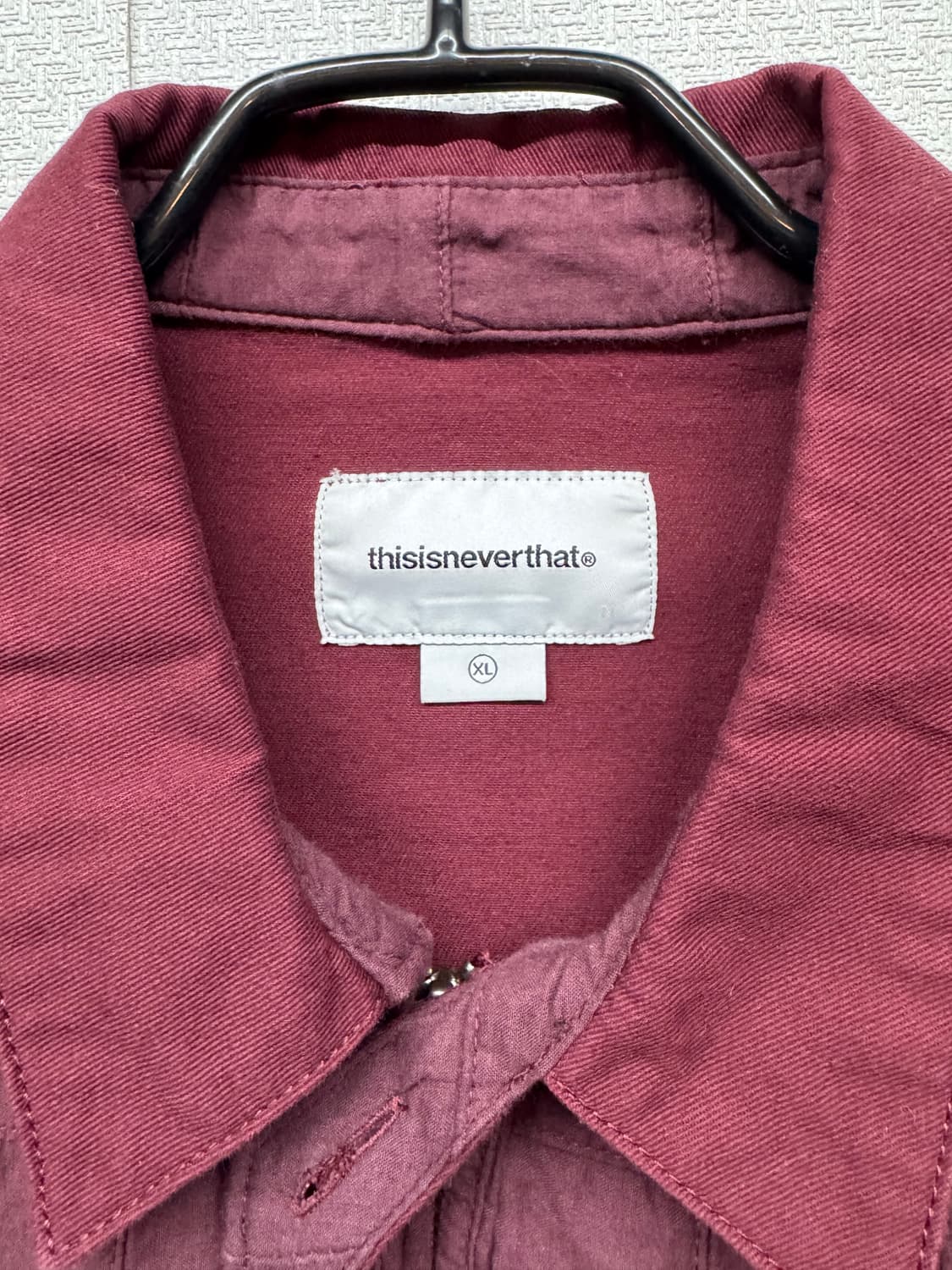 디스이즈네버댓 와인색 퀄팅 워크 자켓 XL(2XL) 상품이미지6