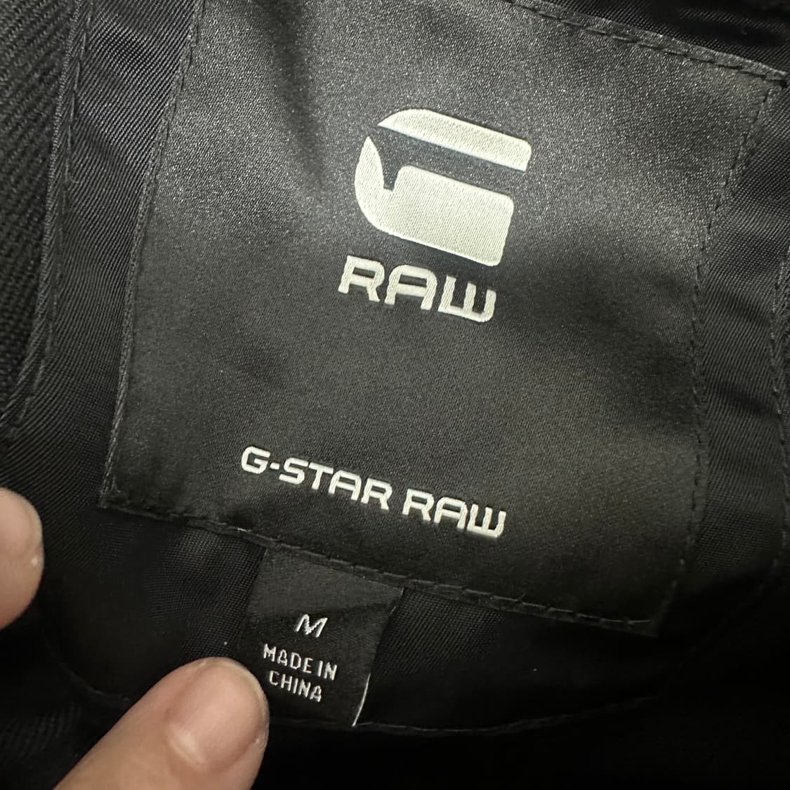 G-Star 지스타 유기농 코튼 롱 코트 블랙 M 상품이미지4