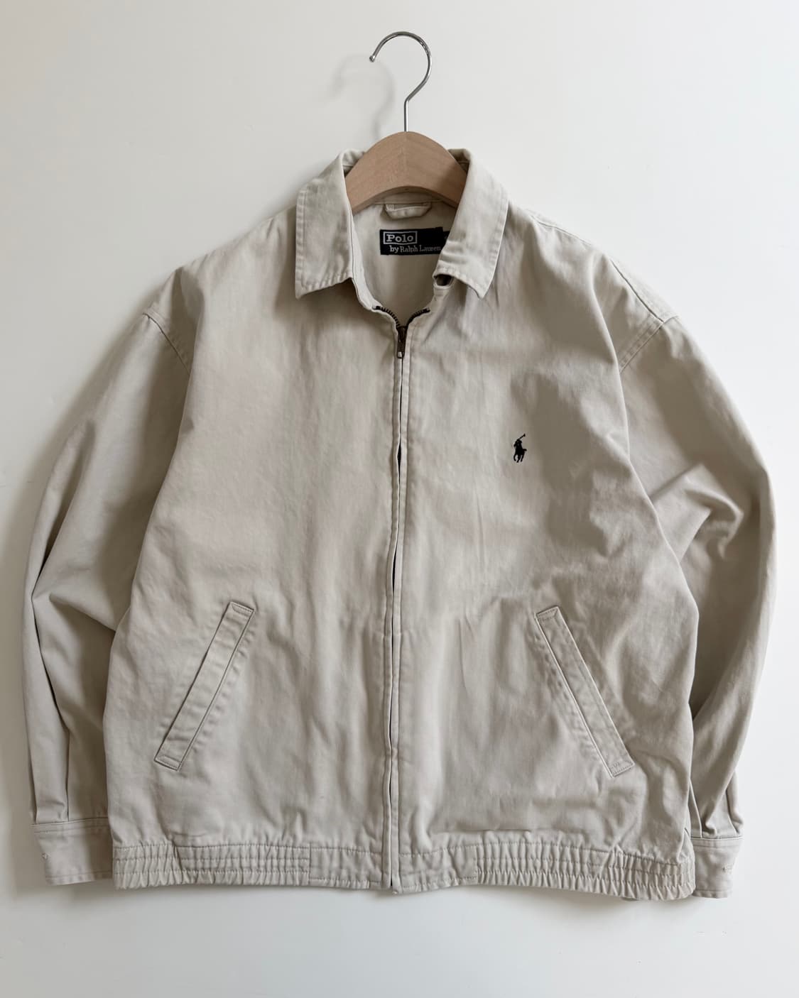 Polo 폴로 랄프로렌 베이지컬러 코튼 스윙톱 자켓 상품이미지5