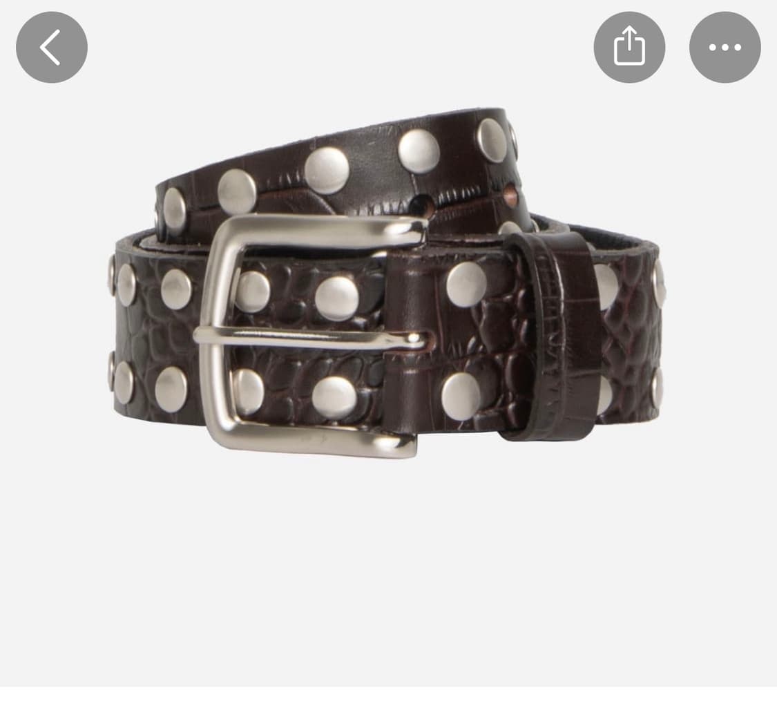 스투시 브라운 스터드 밸트 상품이미지1