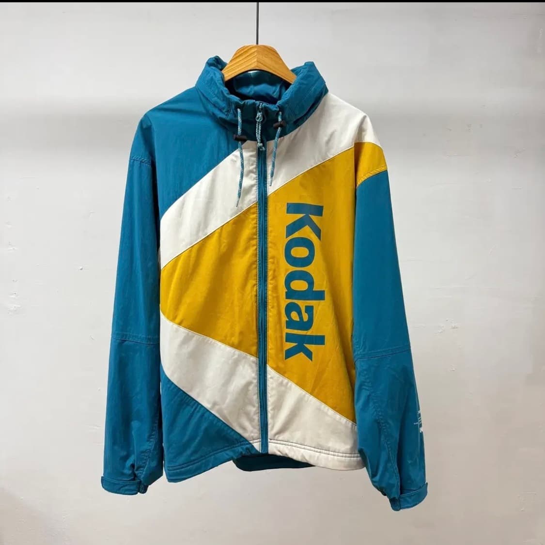 KODAK 코닥 케이 바람막이 자켓 L사이즈 블루/옐로우 JS38 상품이미지1