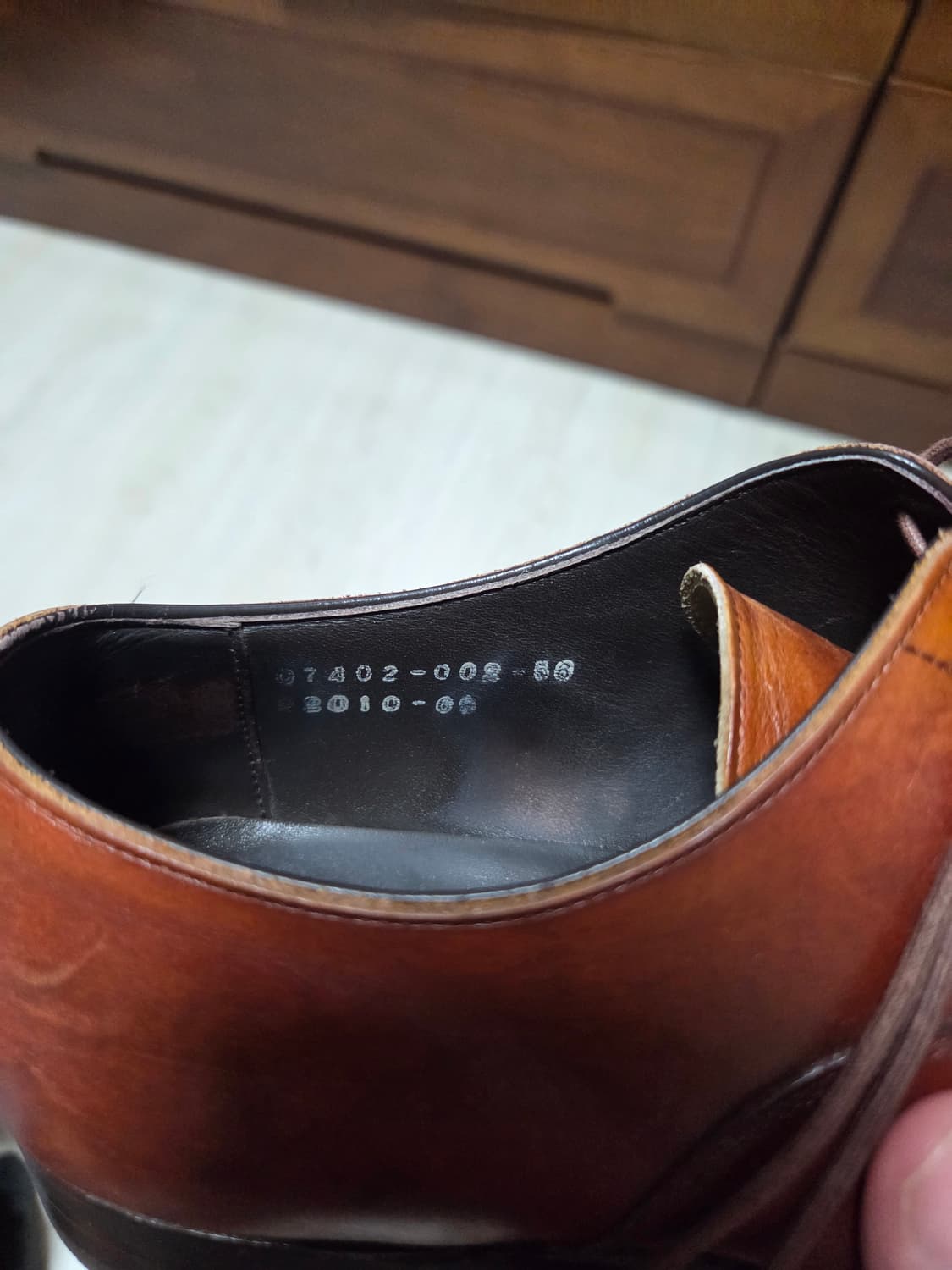 산요야마초(三陽山長) 스트레이트 팁 구두 UK7.5(260~265) 상품이미지5