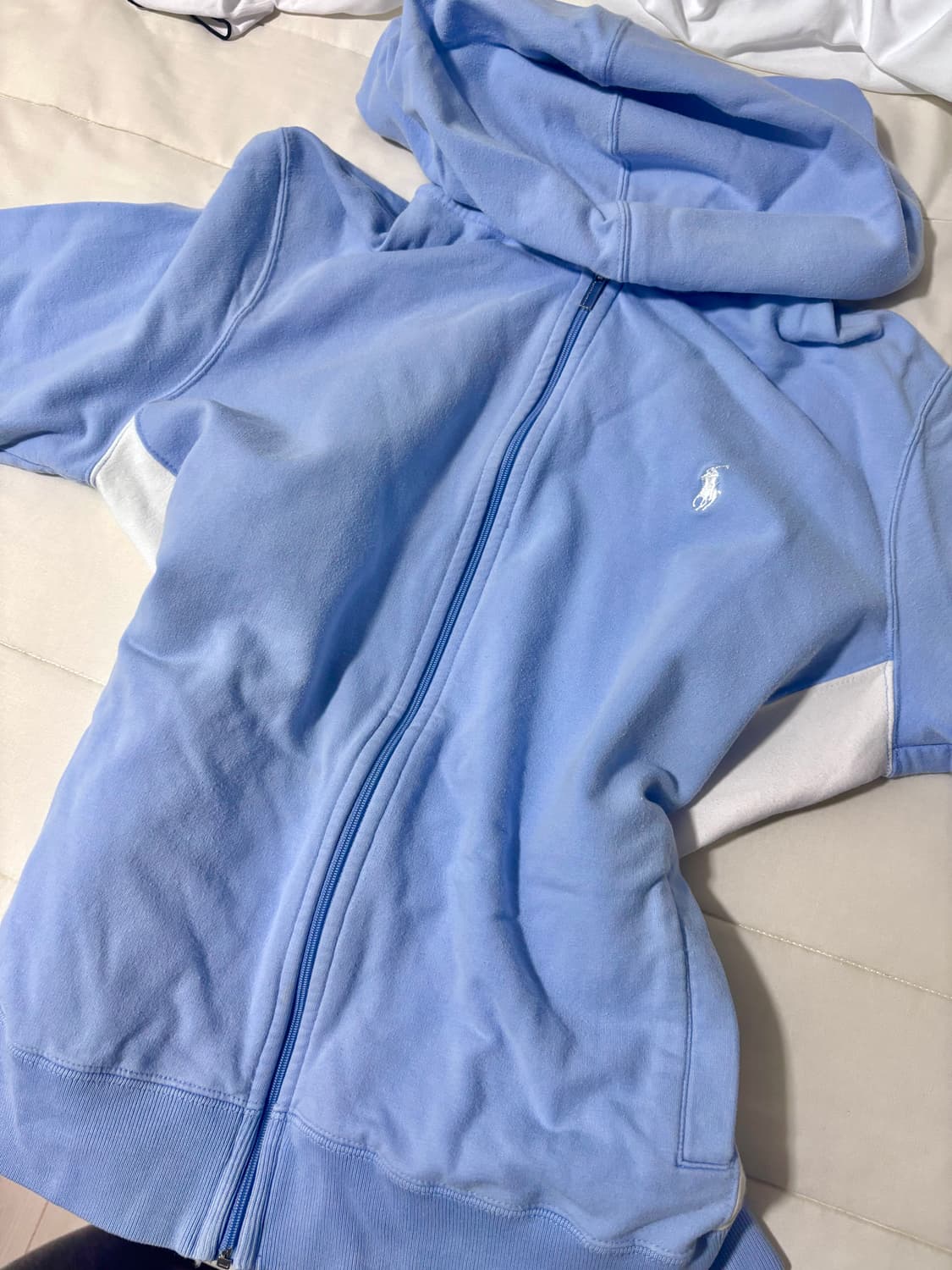 하늘 스포티 빈티지 집업, 후드집업 ( 폴로 ) 상품이미지2