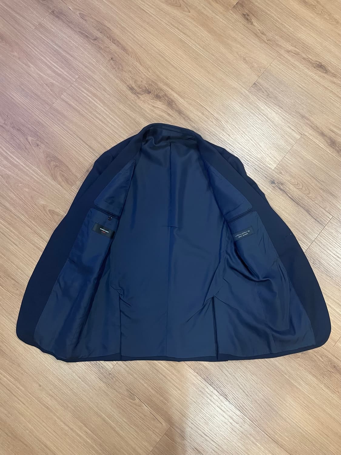 안드레아서울 링자켓 캄트위스트 수트, 다크 네이비 상품이미지6