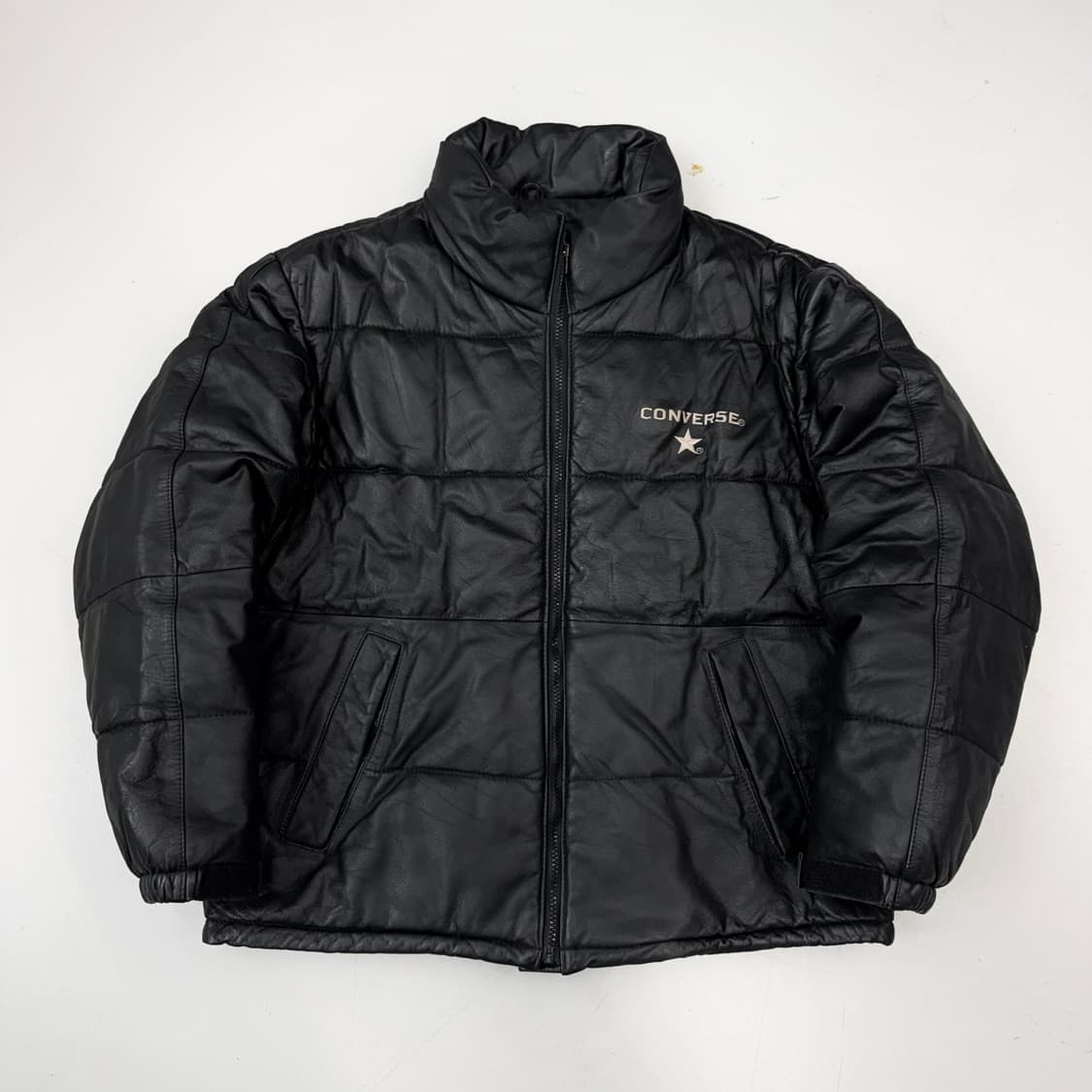 컨버스 제팬 소가죽 카우레더 리얼레더 가죽 패딩  상품이미지2