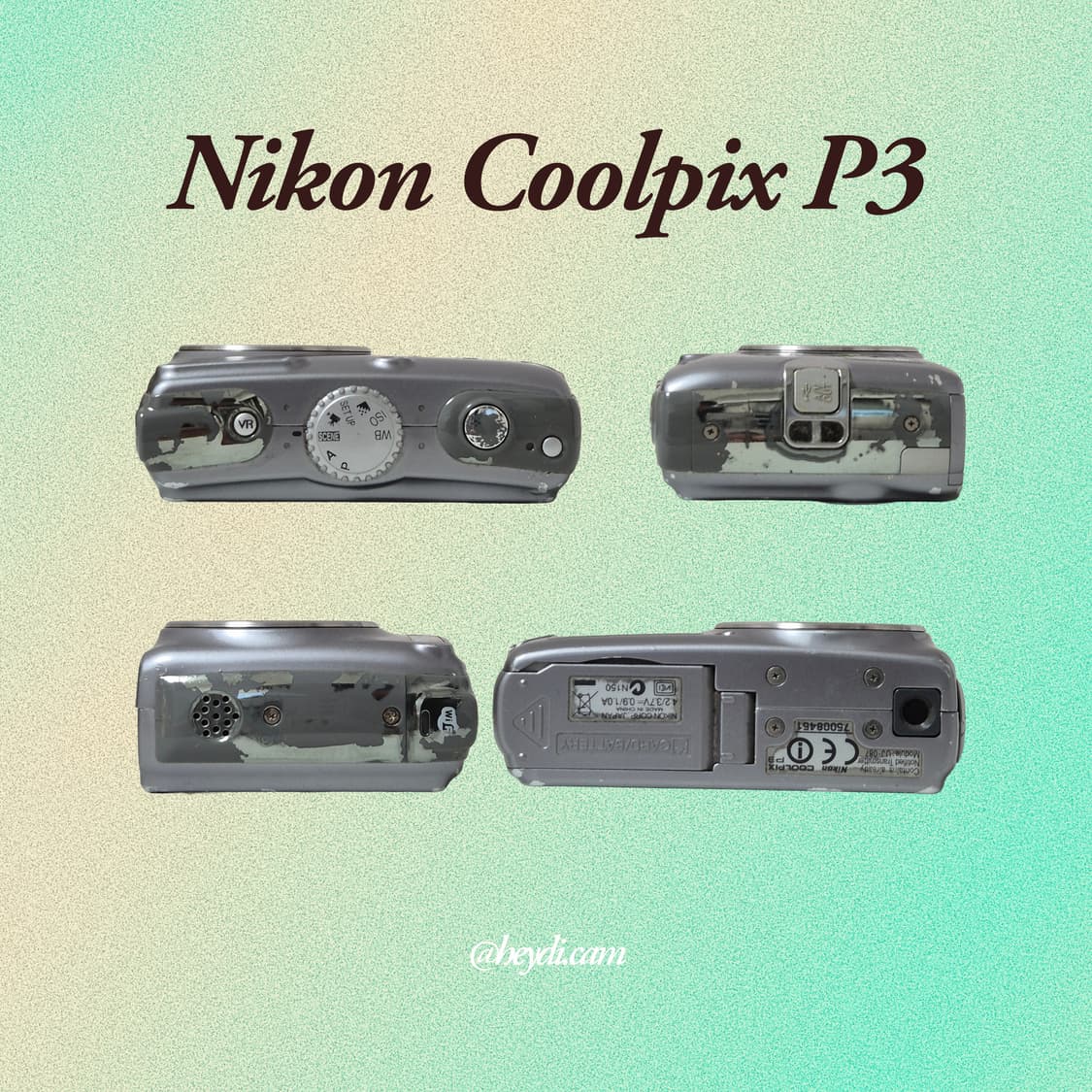 [한글판] 니콘 쿨픽스 NIKON COOLPIX P3 상품이미지3