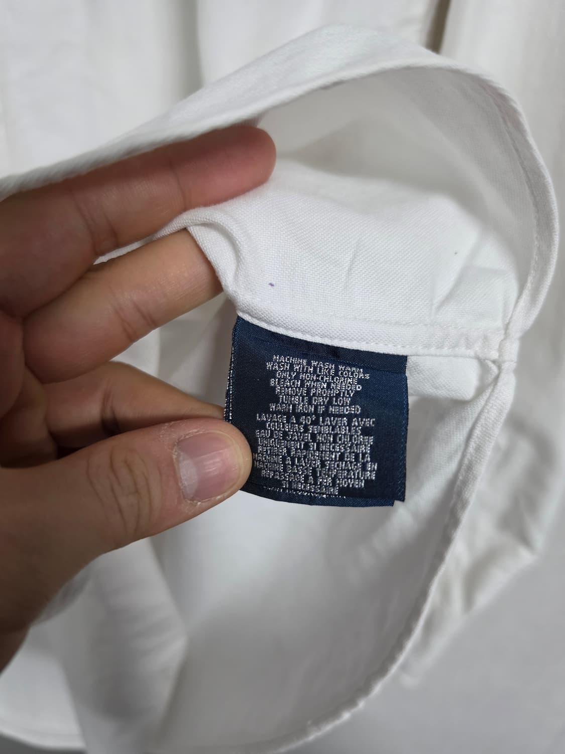 폴로 랄프로렌 화이트 옥스포드 셔츠 18 상품이미지4