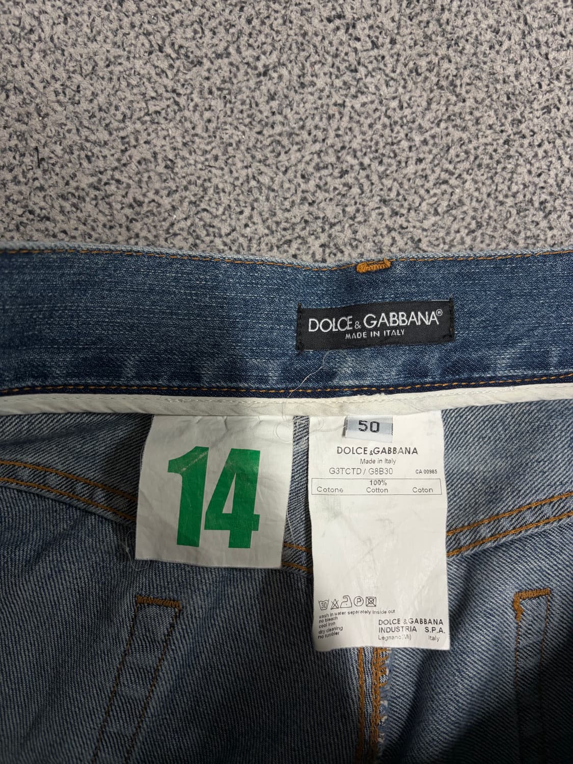 D&G 돌체앤가바나 빈티지 워싱 진 상품이미지4