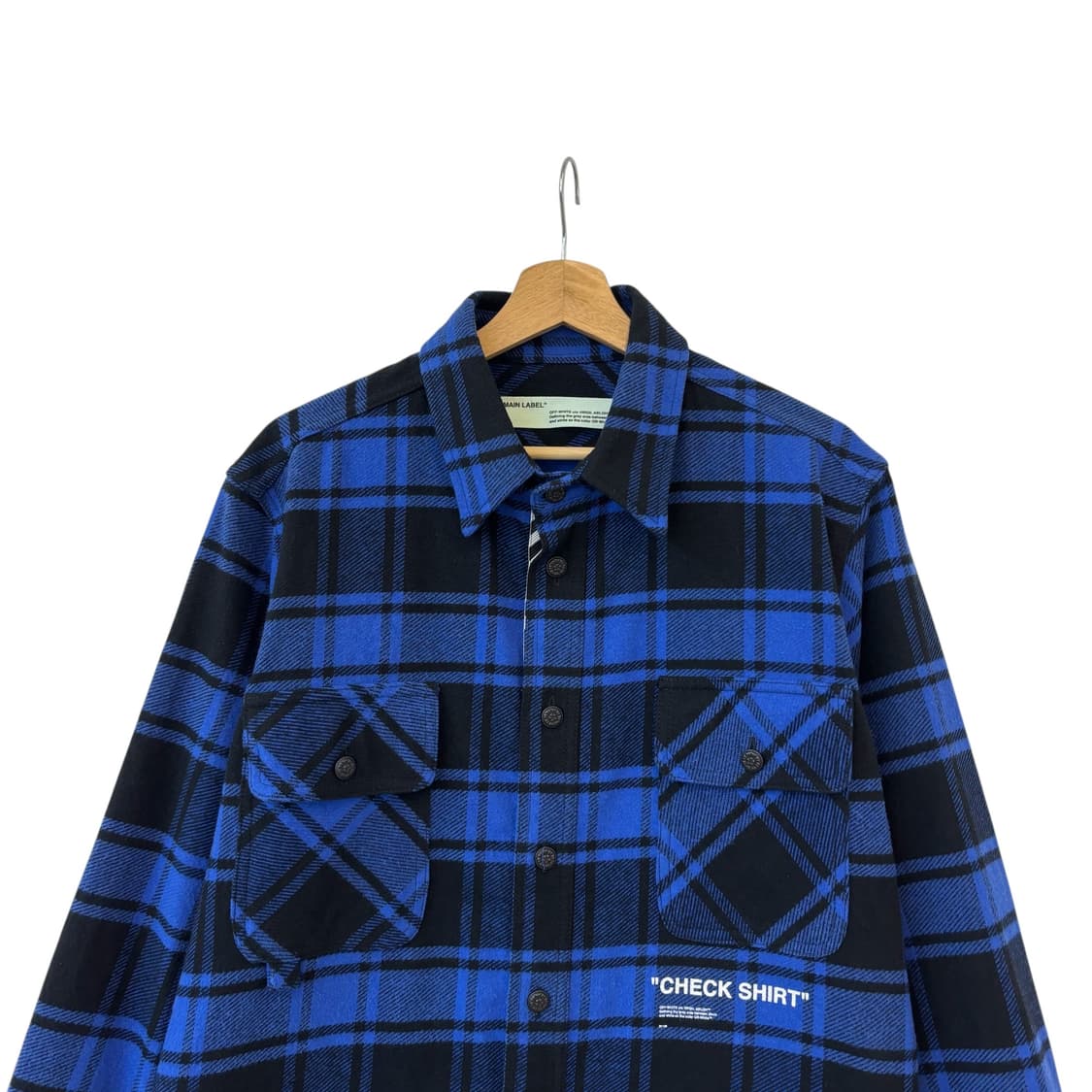 오프화이트 18FW 플란넬 체크 셔츠 상품이미지2
