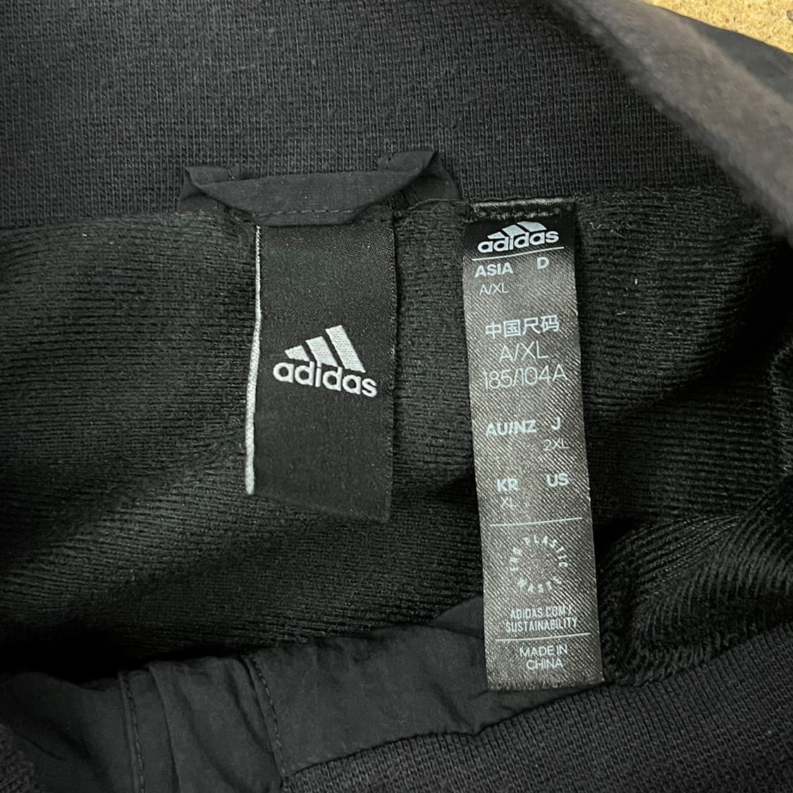 [정품/XL] 아디다스 블랙 라인 바람막이 자켓 b16 상품이미지5