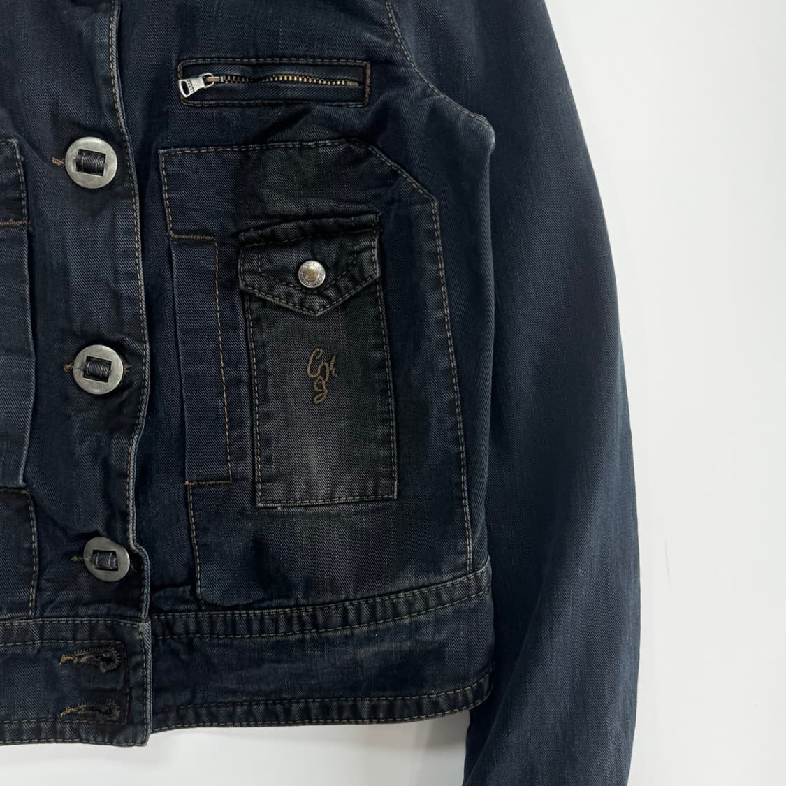 Calvin Klein 캘빈클라인 진스 네이비 데님 자켓 상품이미지6