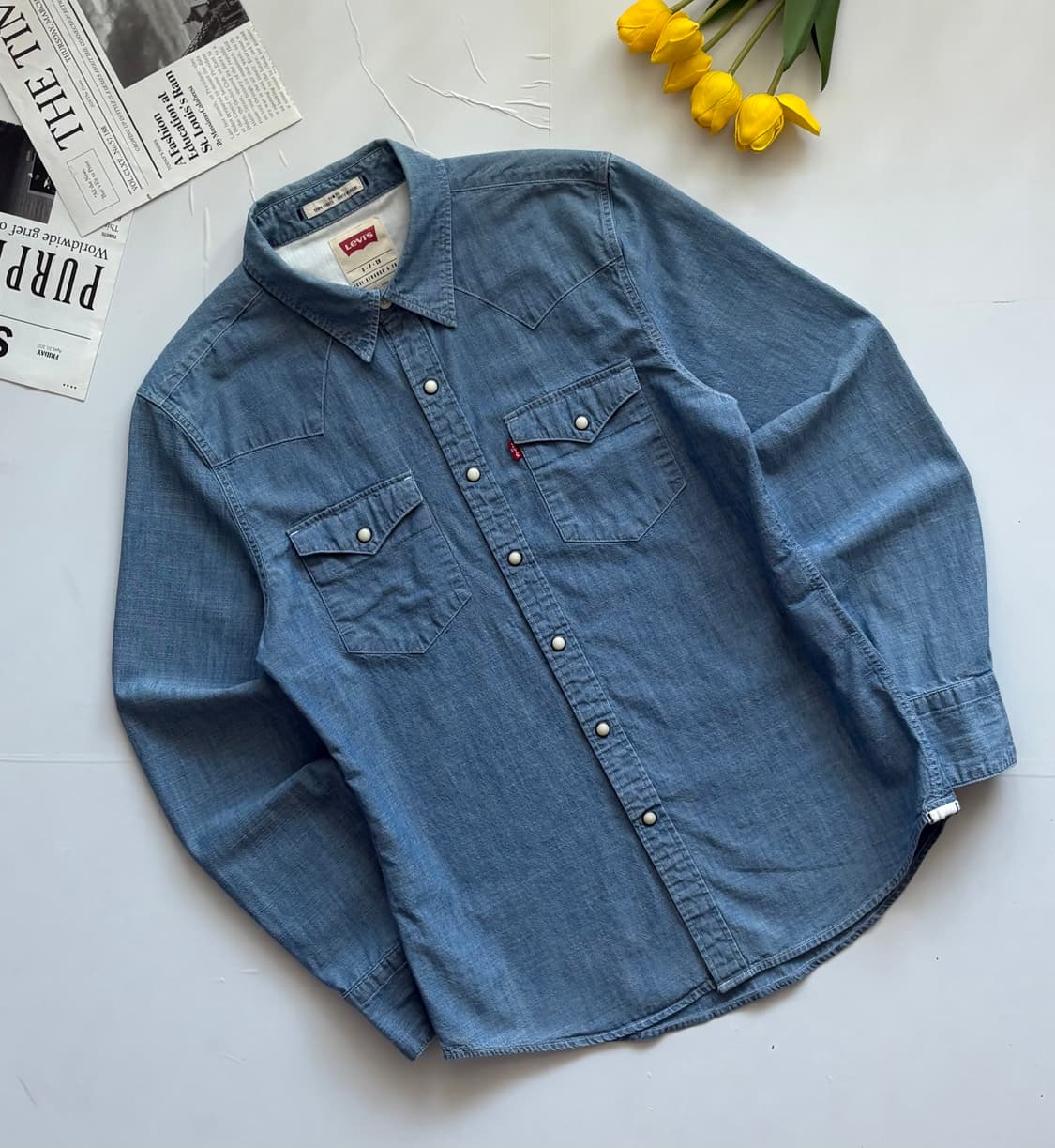 Levi's 리바이스 웨스턴 데님 셔츠 상품이미지1