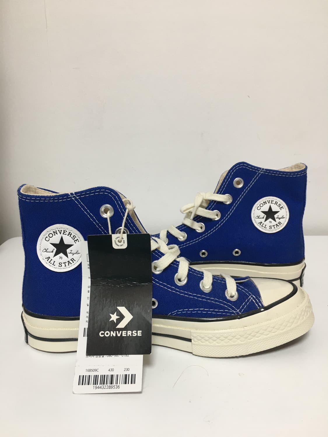 컨버스 척테일러 70 하이 러쉬 블루 새상품 상품이미지2