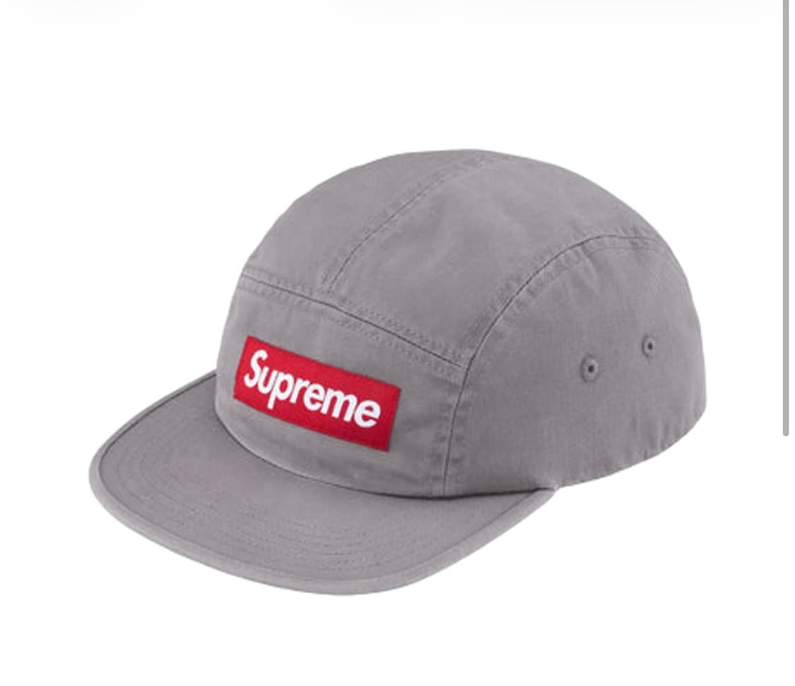 슈프림 워시드 치노 트윌 캠프캡 그레이 - 26SS 상품이미지1