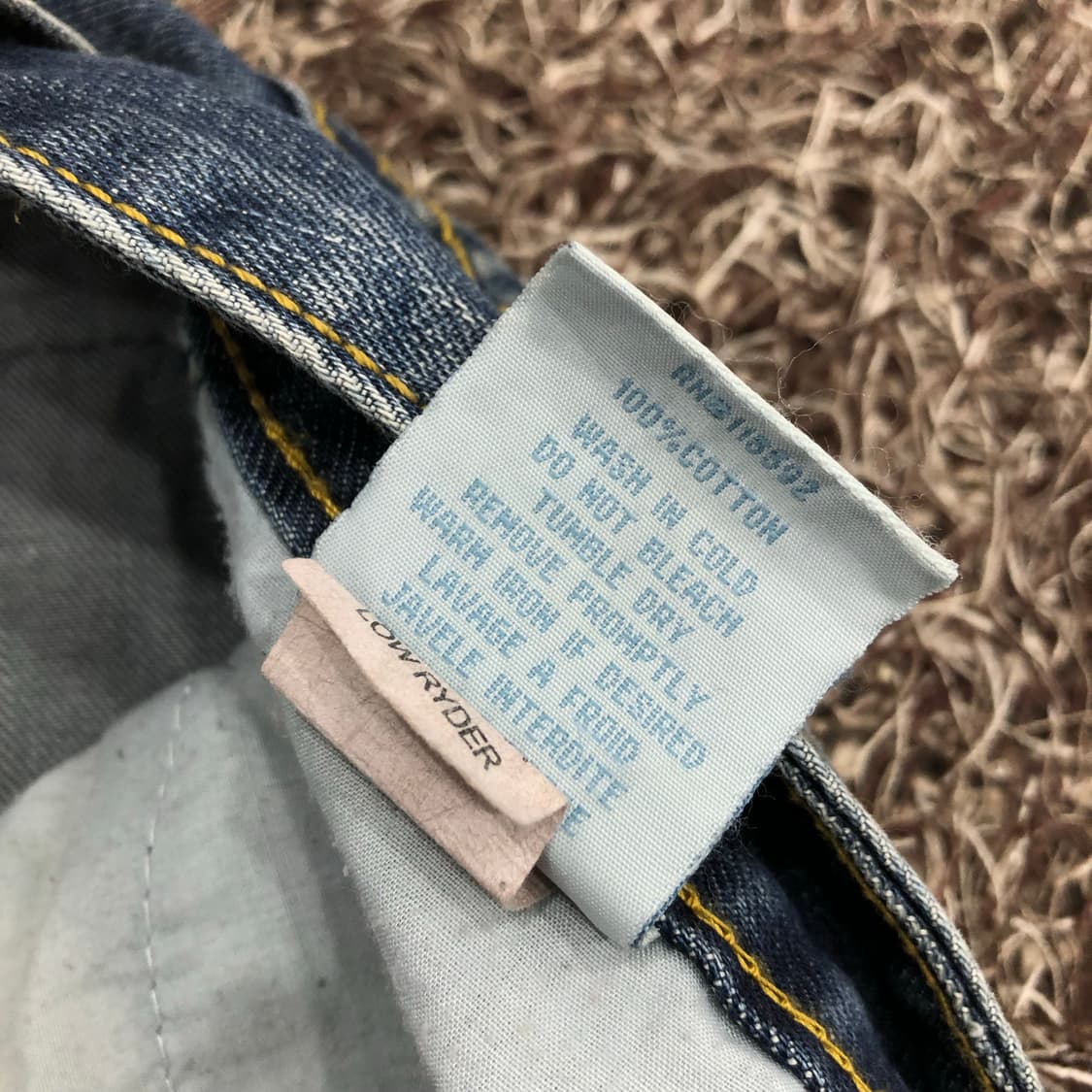 로빈스진 Y2k 와이드 데님 팬츠 상품이미지8