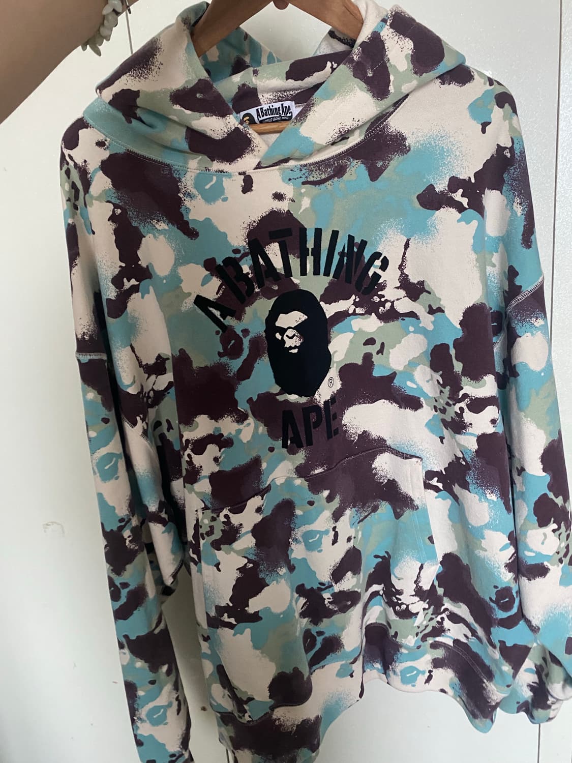 베이프 맵 카모 후드티 2XL 상품이미지2