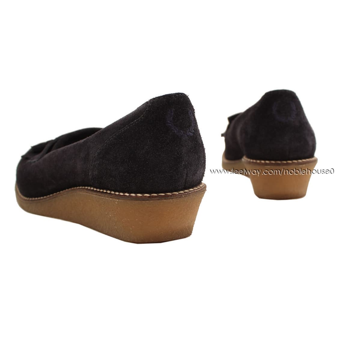 프레드페리 네이비 스웨이드 테슬 웨지 모카신 (국내 245mm) 상품이미지5