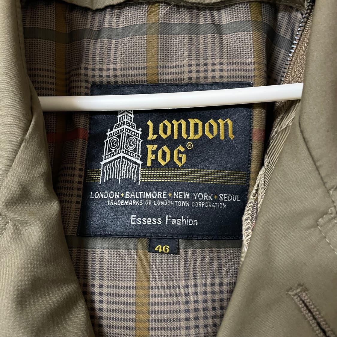 [ L ] 런던포그 남성 안감내피 트렌치 코트  상품이미지3