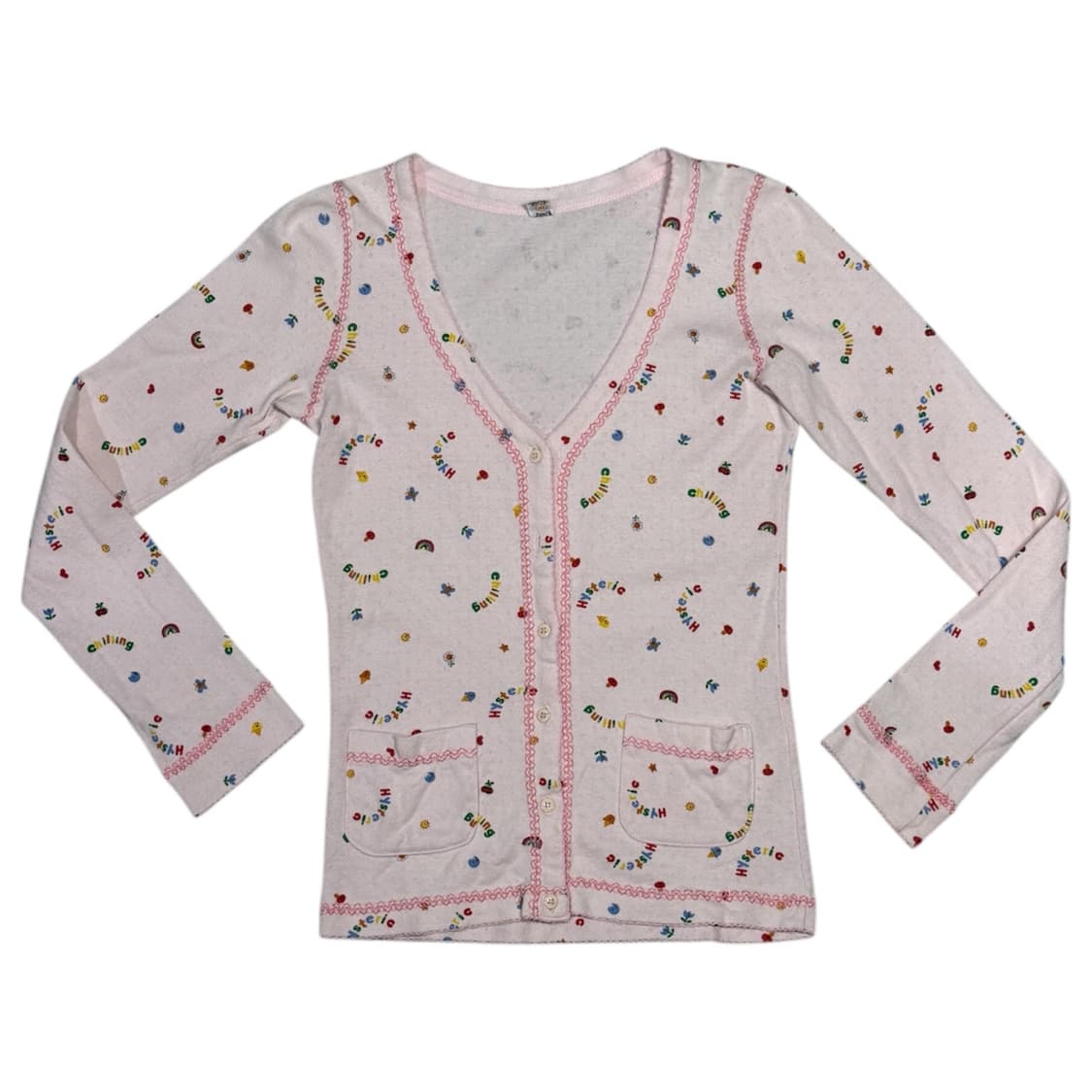 히스테릭 글래머 아카이브 귀여운 패턴 가디건 자켓 상품이미지1