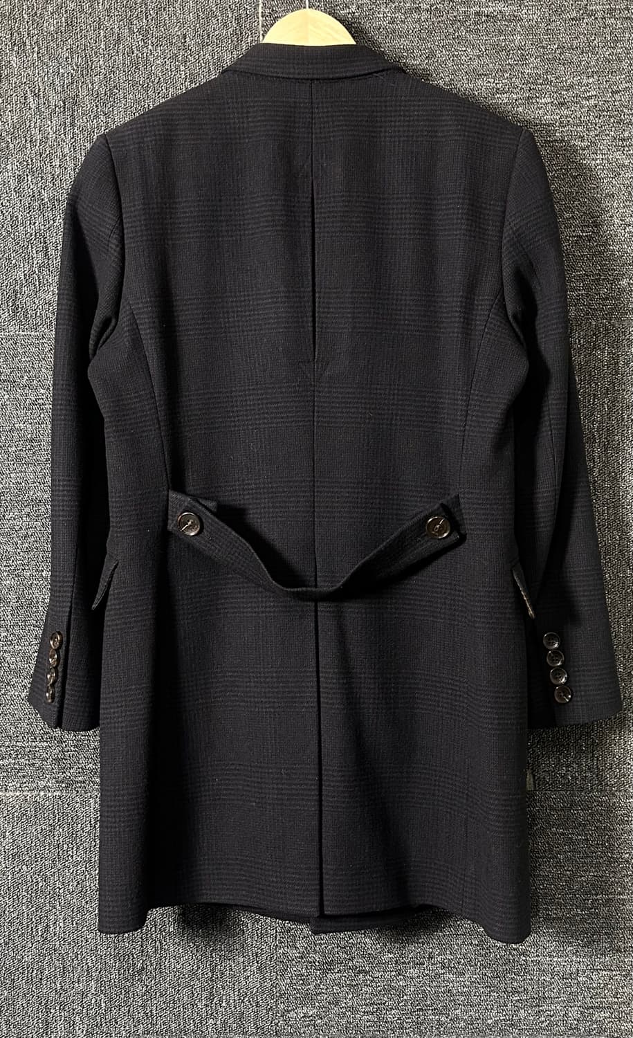 BON 체크 더블 버튼 코트  95 상품이미지2