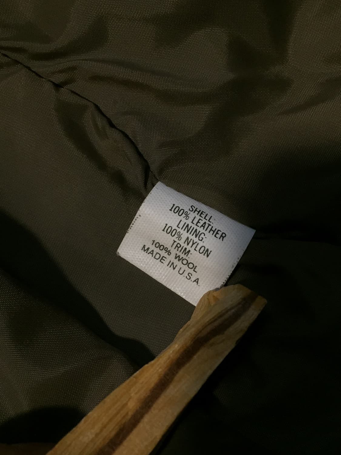 70-80‘s 골든베어 a-2 레더자켓 상품이미지7