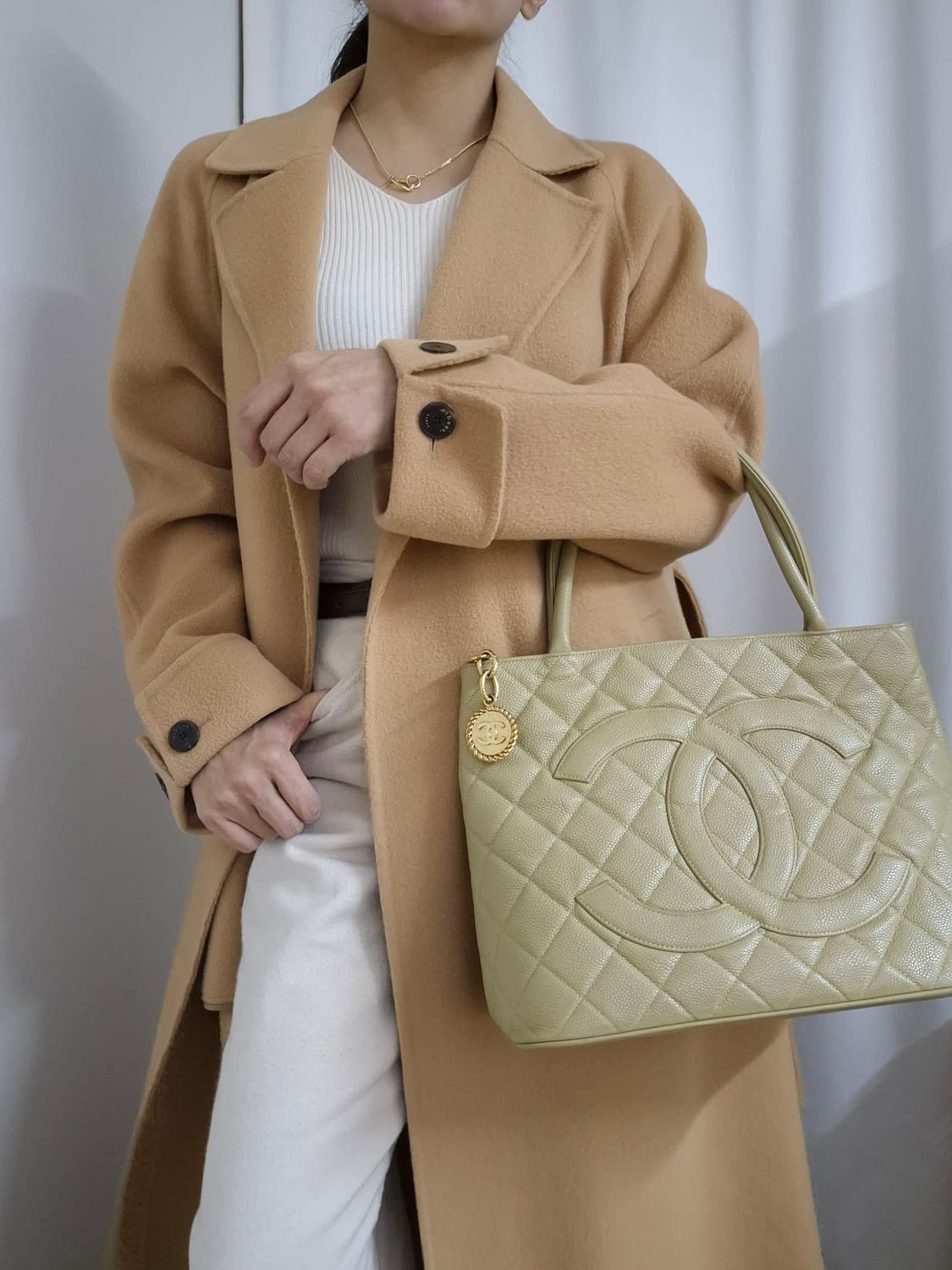 샤넬 cc 코인백 캐비어 토트백 상품이미지2