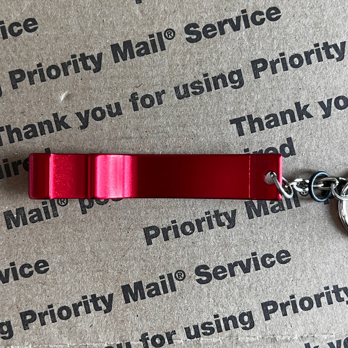 90s vtg Red Bottle Opener Keyring 상품이미지3