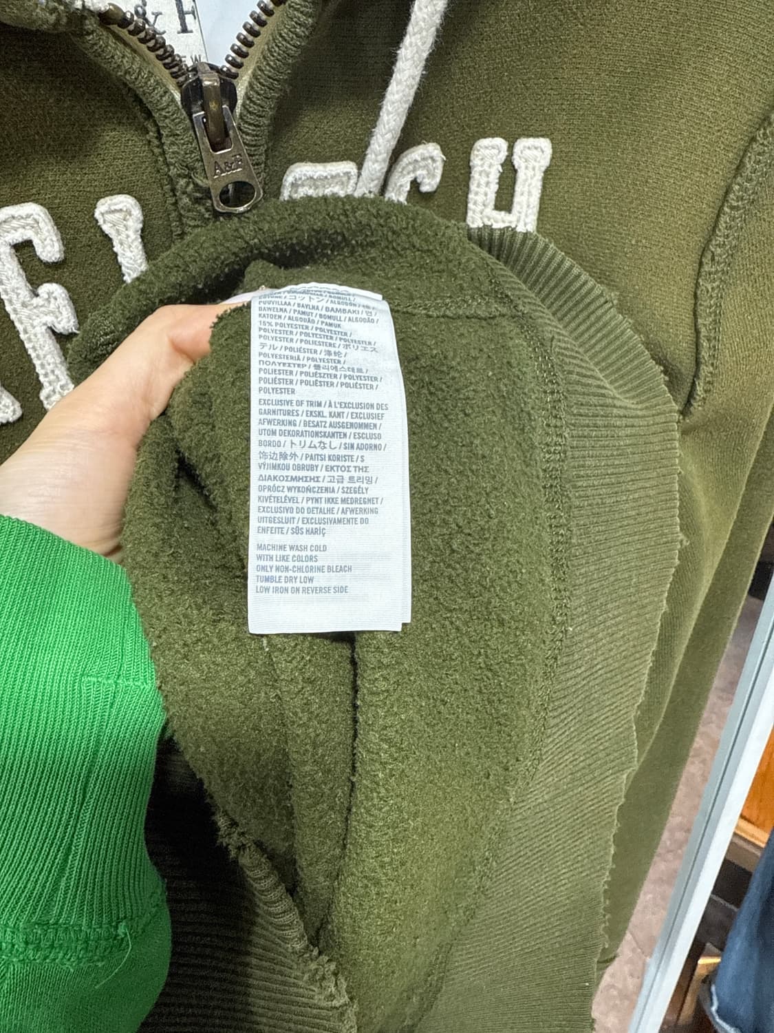 아베크롬비 후드집업 상품이미지3