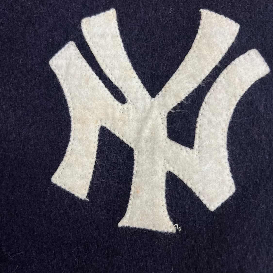 90's usa 오리지널 빈티지 MLB 양키스 바시티 자켓 M 상품이미지8