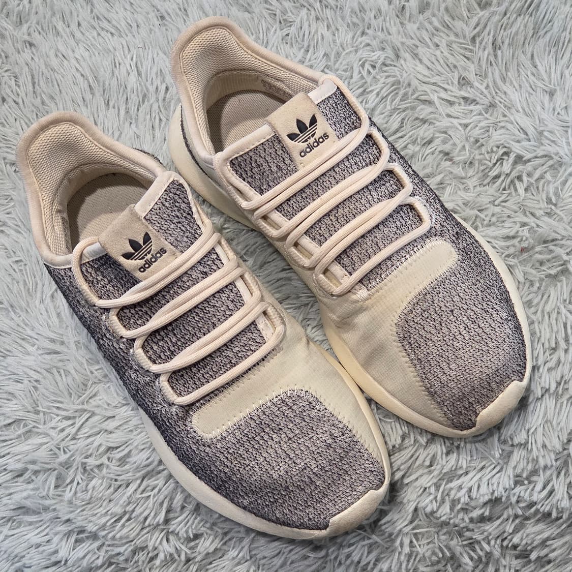 5q-7:아디다스 오리지널스 튜블라 섀도우 그레이/베이지 (230cm) 상품이미지5