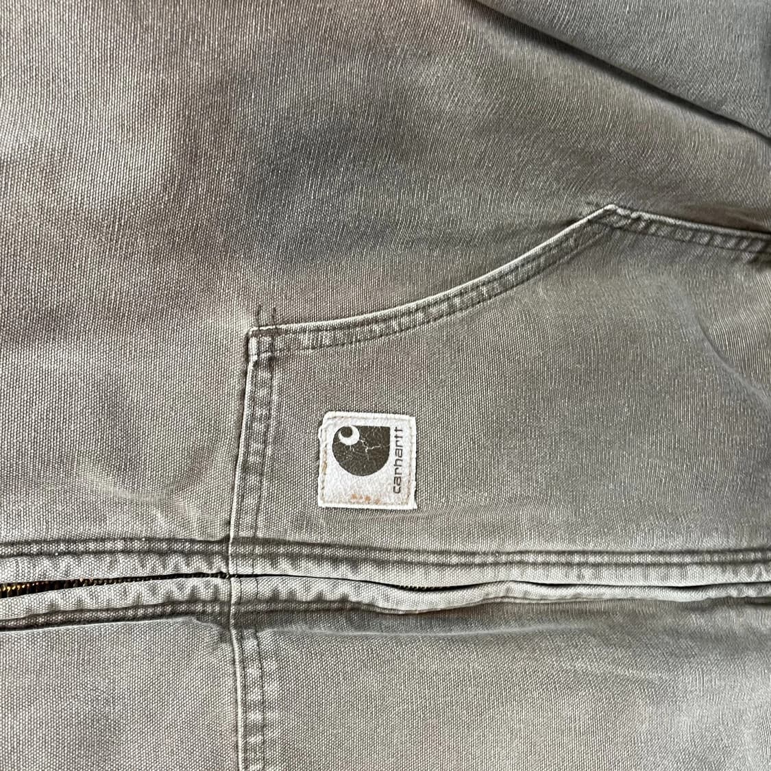 90s 칼하트 디트로이트 J68 후드집업 자켓 2XL 상품이미지2