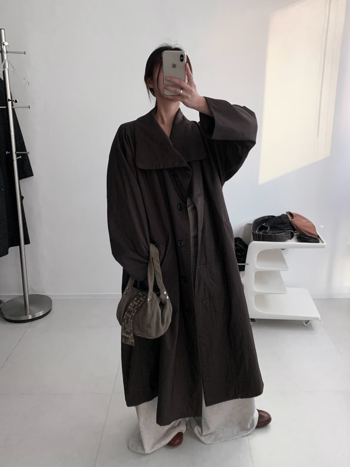 Padded Long Coat 상품이미지3