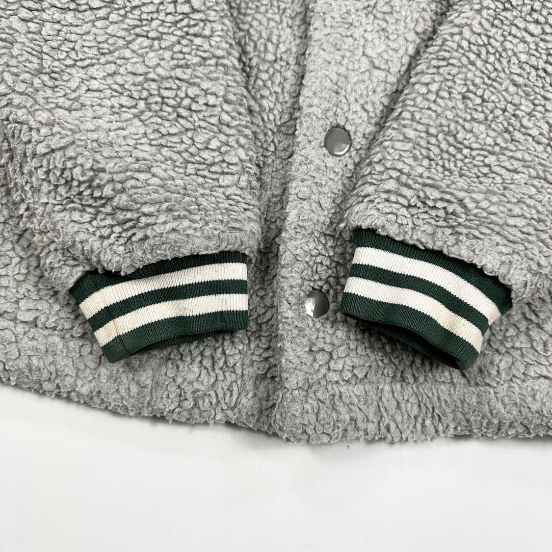 챔피온 재팬 차콜 버튼 후리스 자켓 (L) 상품이미지7