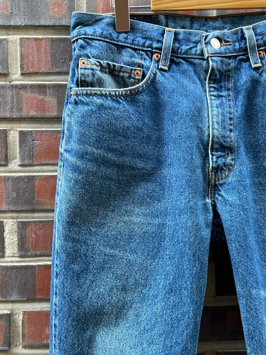 90's [33x30] 리바이스 517 부츠컷 빈티지 데님 팬츠 상품이미지3