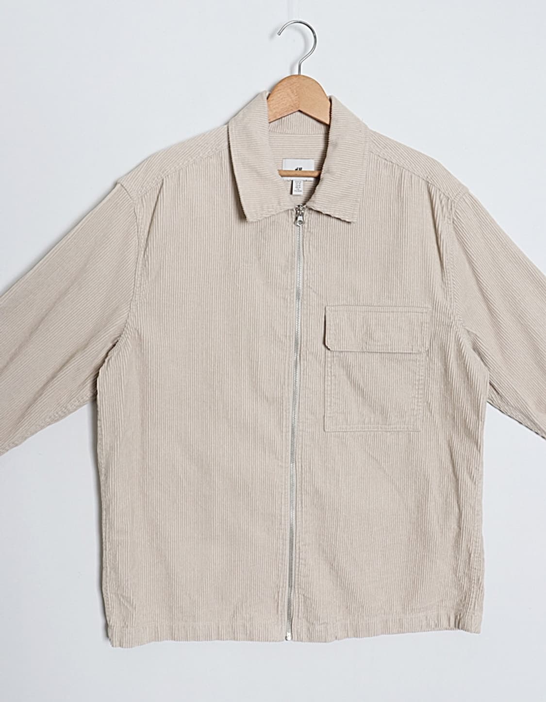 H&M Cord Zip shirts 상품이미지2