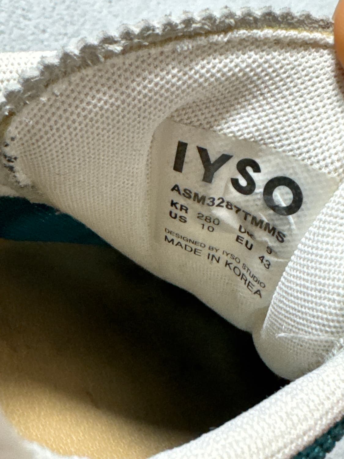 280) iyso 이소 MERCURY Teal-mint 43사이즈 상품이미지8