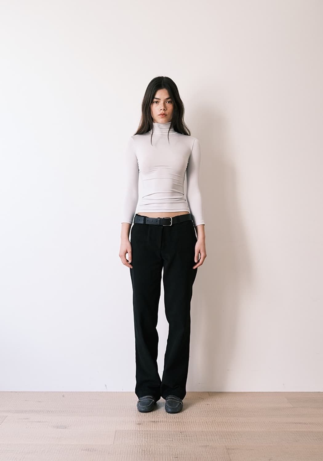 모링가 moringa CLASSIC STRAIGHT PANTS BLAC 상품이미지1