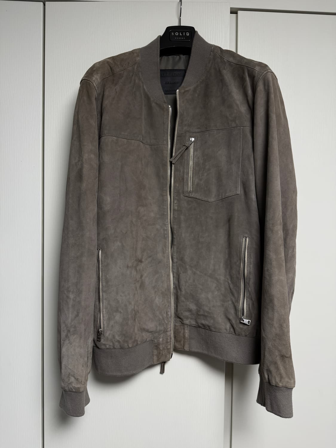 [xxl] 올세인츠 스웨이드 레더 자켓 상품이미지1