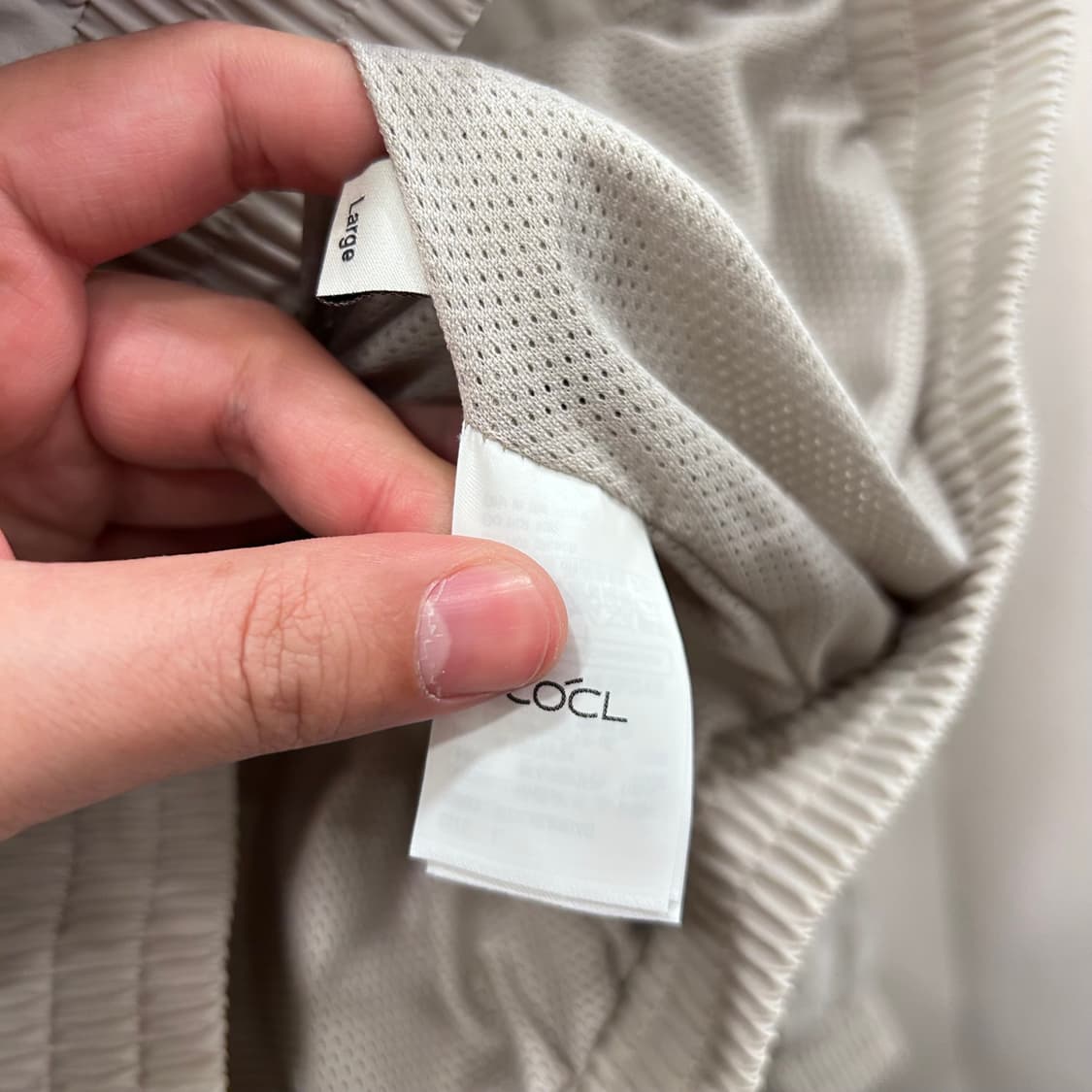 커스텀 어 클락 이너메쉬 나일론 카라 자켓 상품이미지4