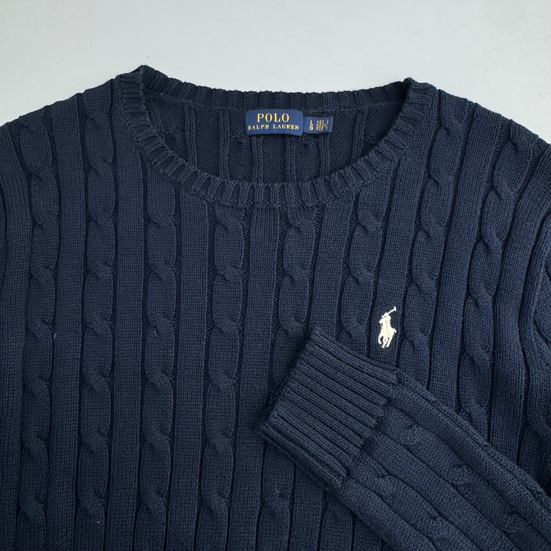 폴로 케이블 니트  상품이미지3