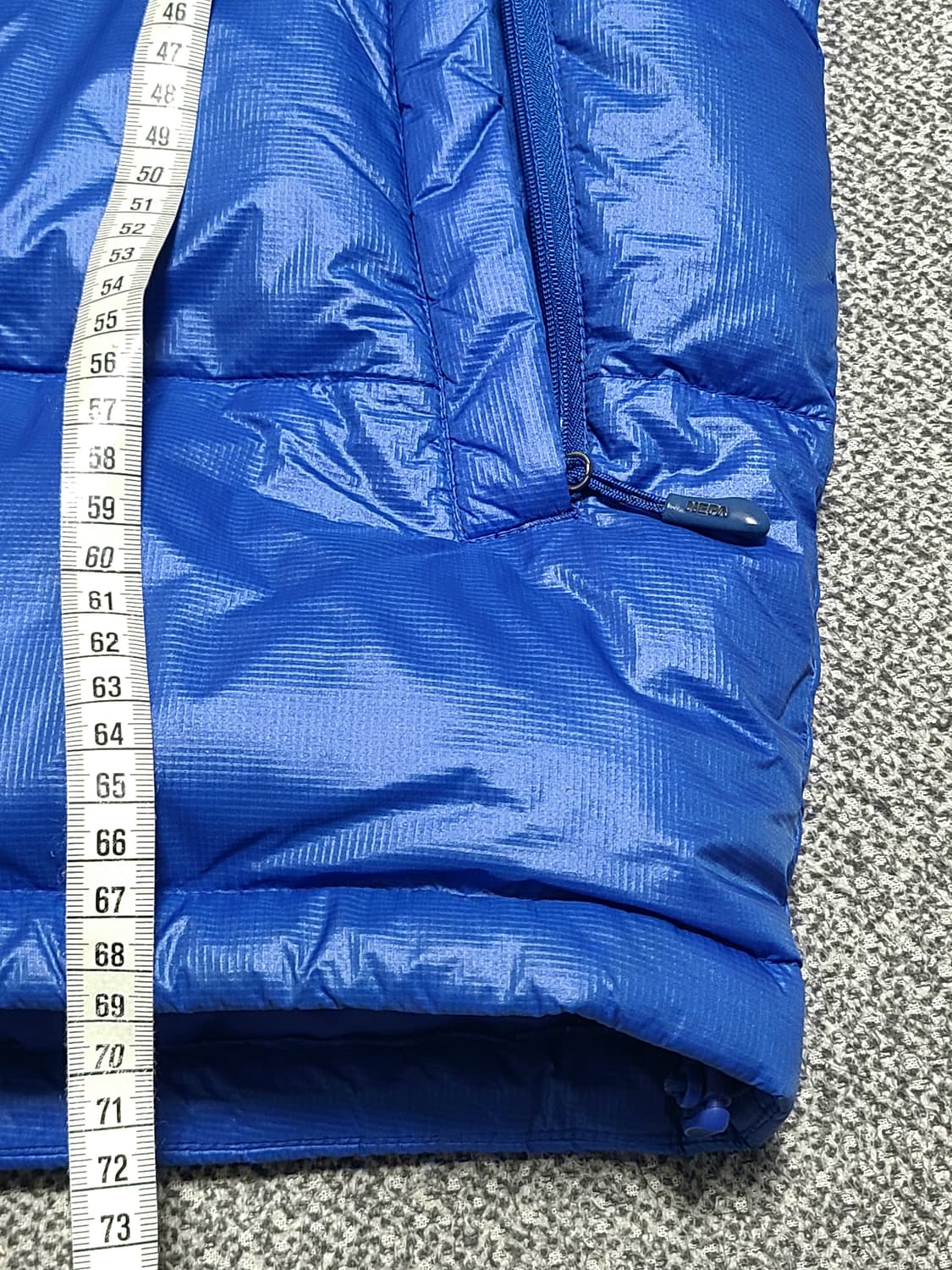 네파 파란색  750 구스다운 패딩 100 상품이미지5