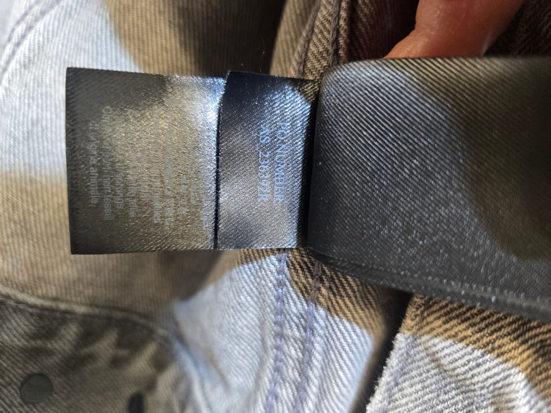 올세인츠 데님워싱 그레이ㅏ켓 상품이미지5