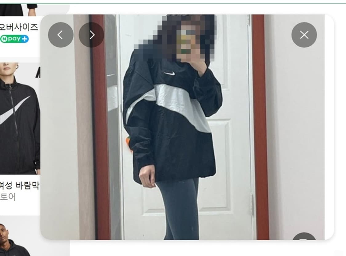 나이키 아노락 바람막이 자켓 남성95 여성66-77 DX0661-010 상품이미지2