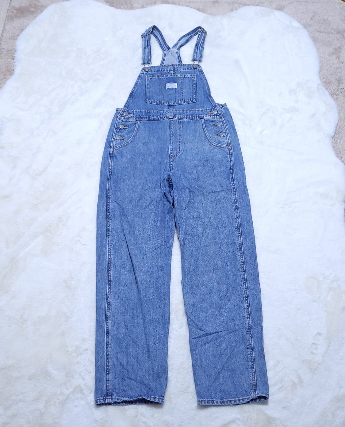 리바이스 올드스쿨 오버롤진 S 0330 뽀샤샤 상품이미지1