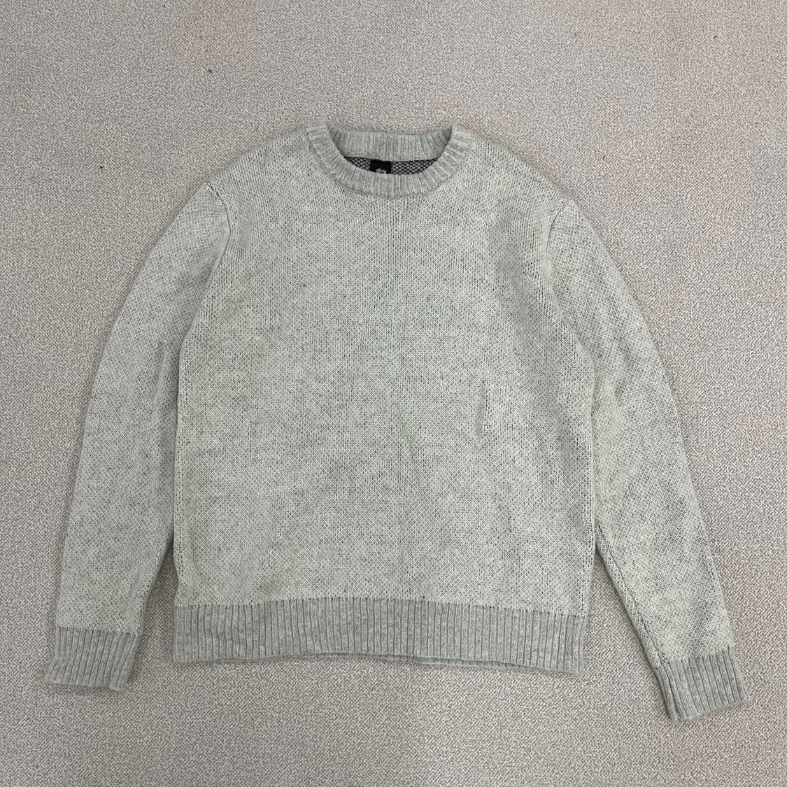 [M] 8볼 헤비 브러쉬드 니트 스웨터 0106M1 상품이미지1