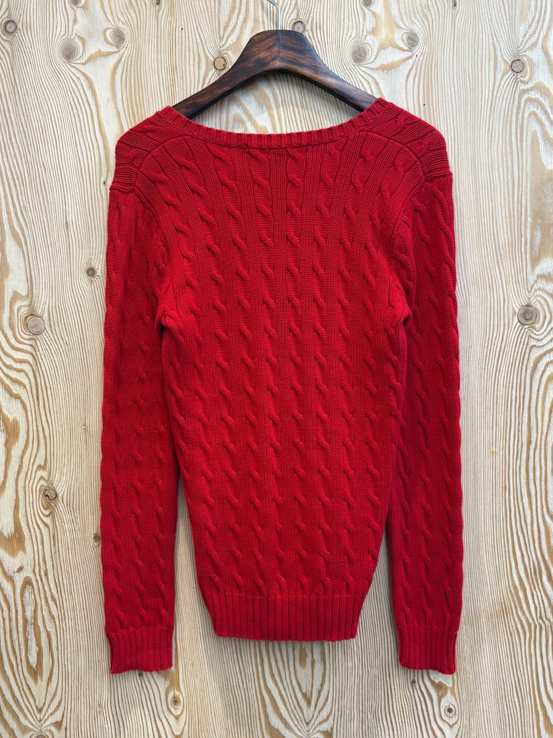 랄프로렌 스포츠 브이넥 케이블 니트 상품이미지3