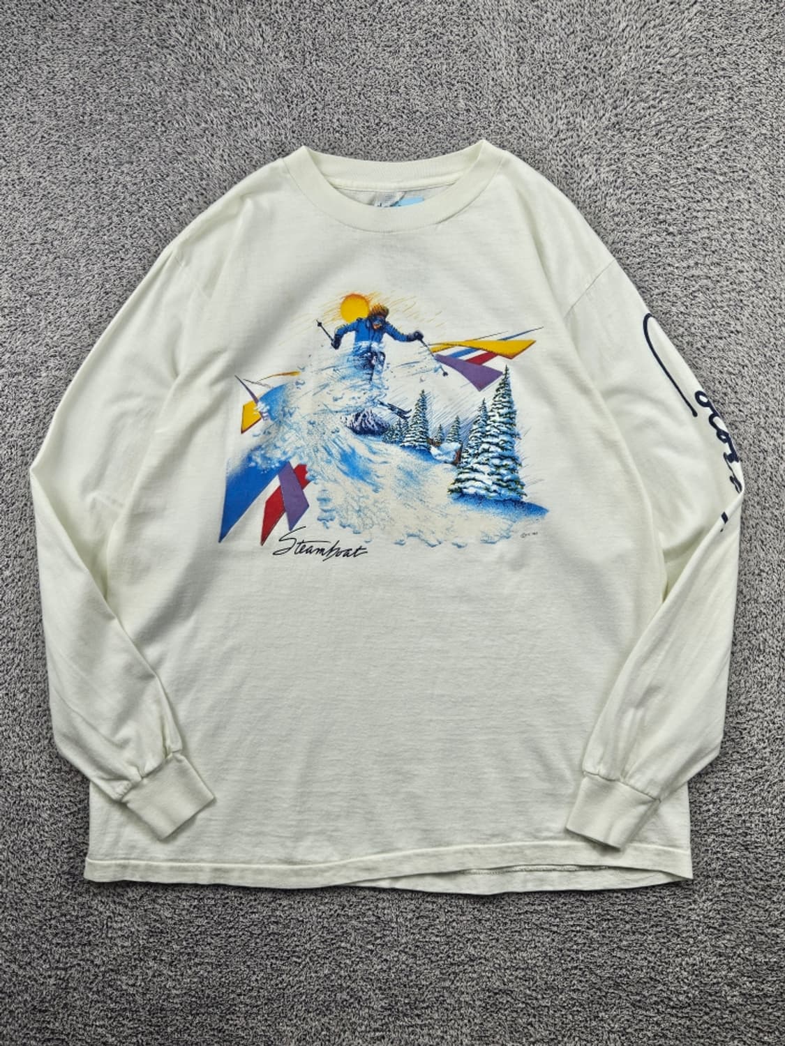 1985USA ALORE 싱글스티치 롱슬리브 긴팔티셔츠(XL)/11800 상품이미지2