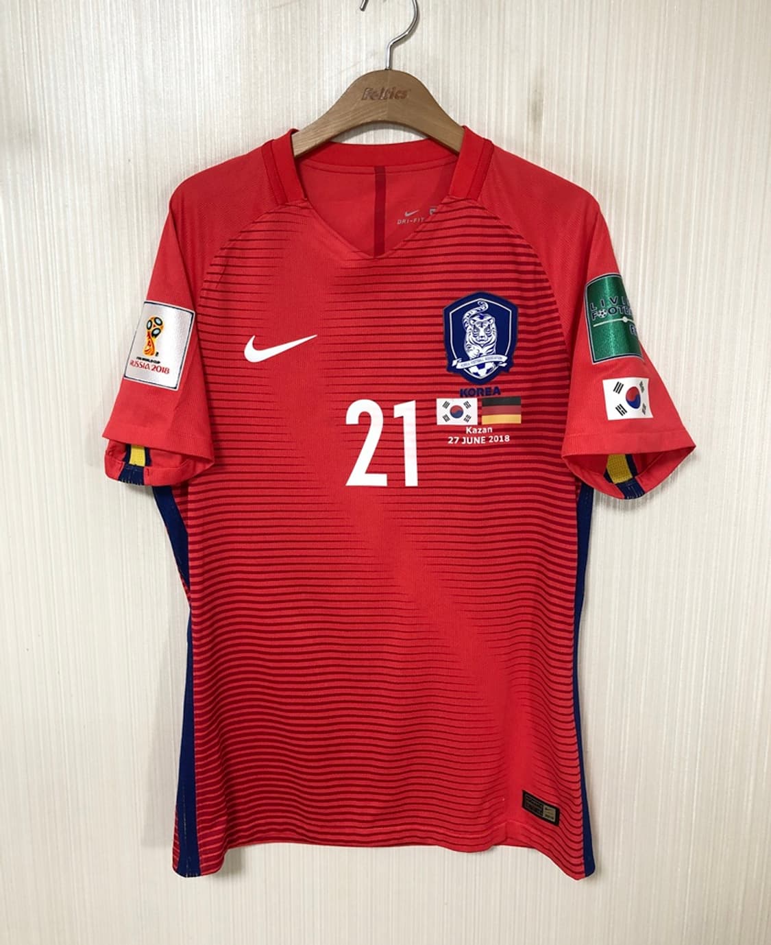 나이키 16-18 대한민국축구국대 홈유니폼/져지 XL(105) #21 상품이미지1