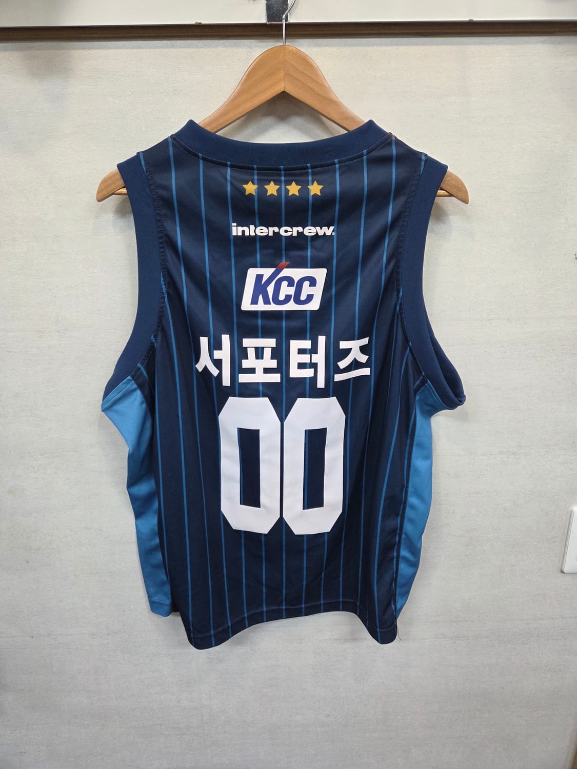 인터크루 kcc 서포터즈 민소매나시 xl 상품이미지2