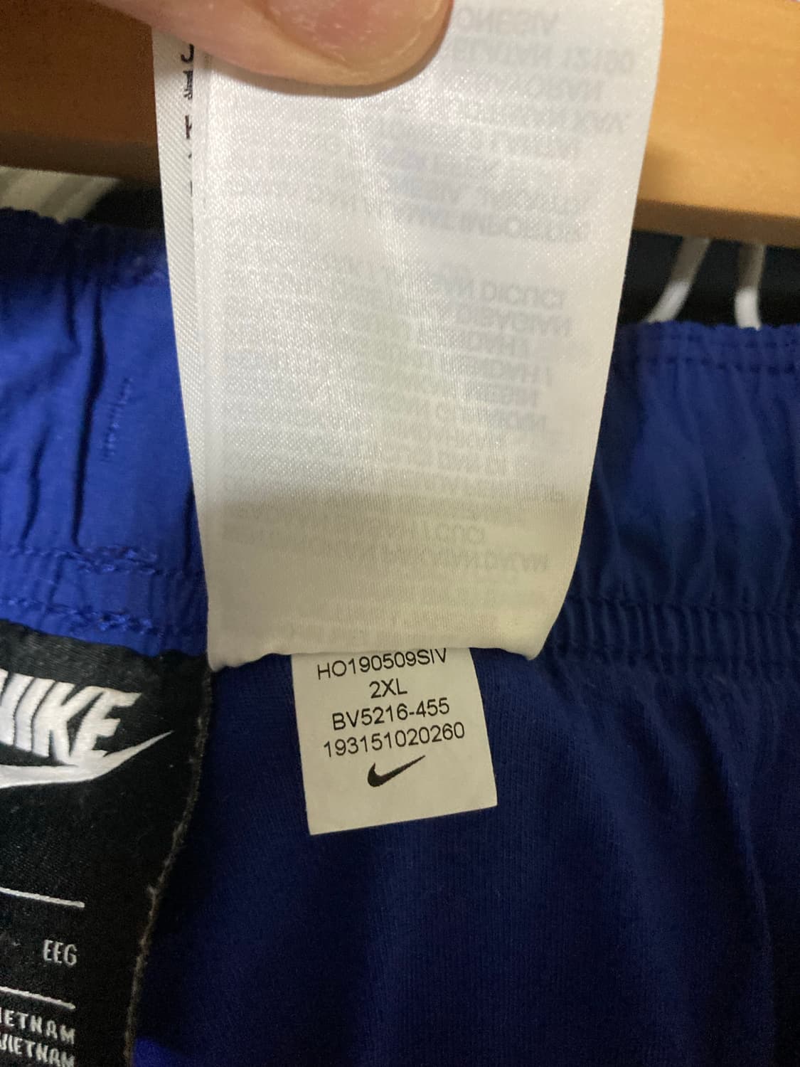 나이키 NSW리이슈우븐팬츠 블루 01-BV5216-455 상품이미지4